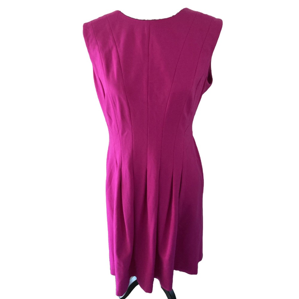 Lauren Ralph Lauren Dress 12 Barbiecore Pink Classicore Bodycon Midi